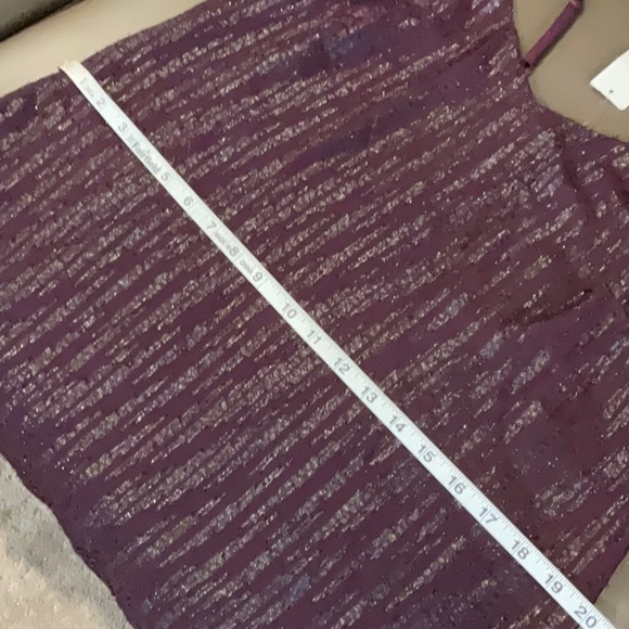 Francesca’s Collections | Purple “Zelda” Shimmer Mini Shift Dress - Picture 10 of 13